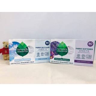 【Sunny Buy】◎現貨◎ 淨七代 Seventh Generation 織物柔軟片 烘衣紙 清新薰衣花草 80片
