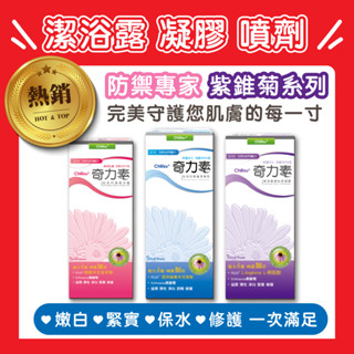 【Chilisu奇力素】 奇力素私密保養全套餐，高效緊緻私密凝膠，防禦潔浴露，護理噴劑，私密處保養清潔，全方位完美呵護