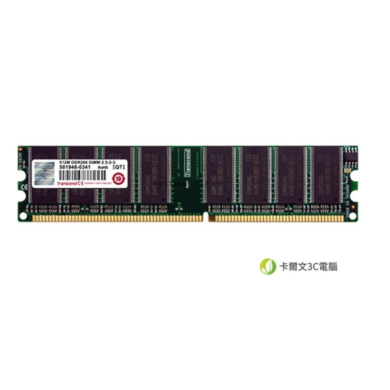 新品 創見 Transcend DDR400 512M TS64MLD64V4F 桌上型記憶體 RAM 雙面顆粒
