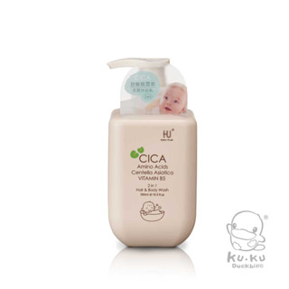 酷咕鴨 KUKU 舒敏積雪草寶寶洗髮沐浴乳 500ml【安琪兒婦嬰百貨】