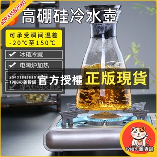 📣📣《廠家發貨》《特惠》【高硼矽冷水壺】家用冷水壺套裝耐熱高溫玻璃扎壺丹麥SOLO涼水壺大容量涼白開水杯/玲玲 明火直燒