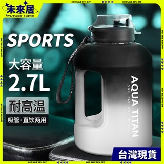 【臺灣現貨】tritan材質 水壺 大容量水杯 水瓶 運動水壺 健身杯子 大水壺 噸噸桶 太空杯 網紅頓頓桶