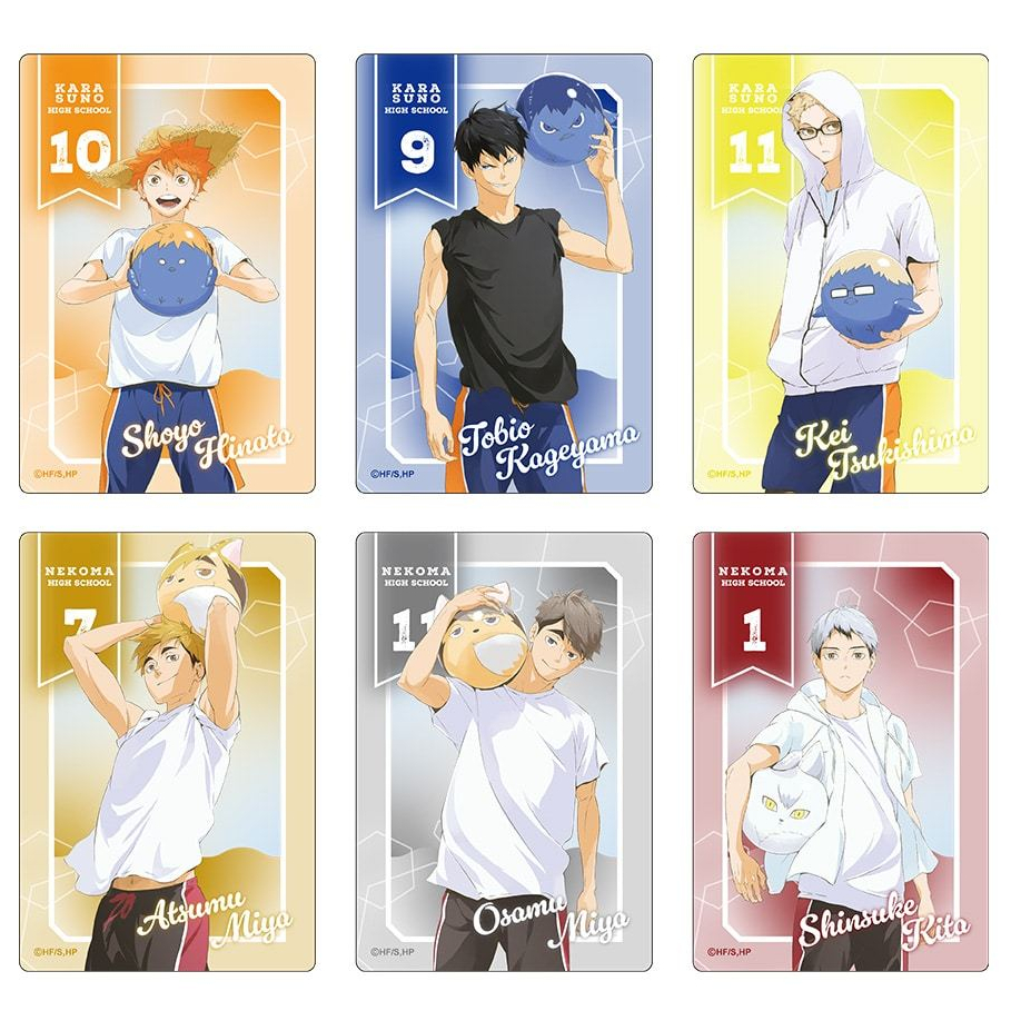 日版現貨 排球少年 沙灘徽章 卡片  北信介 影山 月島 宮侑 宮治 日向 烏野 稻荷崎