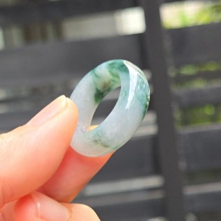 嗨，寶貝銀飾珠寶* 緬甸玉A貨 ☆保證A貨 意境 冰種飄花翡翠戒指 戒圈3