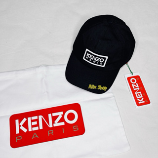 Kenzo Paris 高田賢三 刺繡標籤 字母Logo 戶外 運動 休閒日常，遮陽帽、鴨舌帽、男、女 可配戴 老帽。