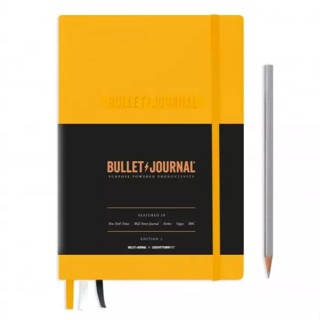 (新)德國Leuchtturm1917 Bullet Journal子彈日記/子彈筆記本A5／硬皮／黃／點狀／第二代