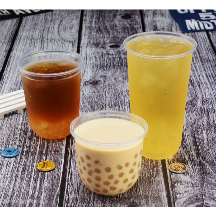 【嚴選SHOP】PP-Q捲邊冷飲杯 Q360 Q500 Q700 飲料杯 塑膠杯 U型杯 透明杯 Q杯冷飲杯【S053】