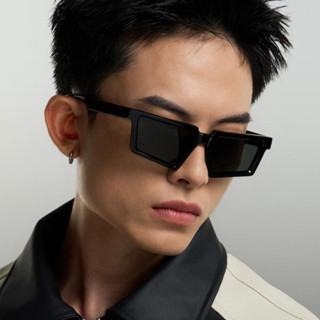 貓眼多邊形男款墨鏡 抗UV 歐美ins遮陽個性太陽眼鏡 不規則時尚復古太陽眼鏡 74272