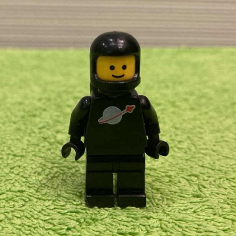 樂高LEGO 人偶/太空人/黑色/初代 Minifigure sp003 Classic Space