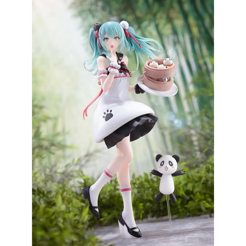 【小龍便宜公仔】全新 正版  SEGA S-FIRE 初音未來 熊貓饅頭Ver. PVC