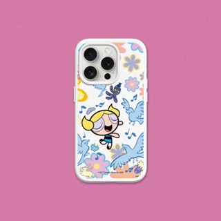 犀牛盾 適用iPhone SolidSuit防摔背蓋手機殼∣飛天小女警系列/泡泡