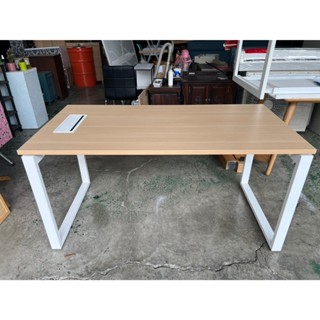 【全國二手傢具】＊訂做＊簡約木紋桌 贈＊插座＊/二手書桌/電腦桌/居家辦公/胡桃木書桌/OA桌/展示桌/讀書桌/中古家具