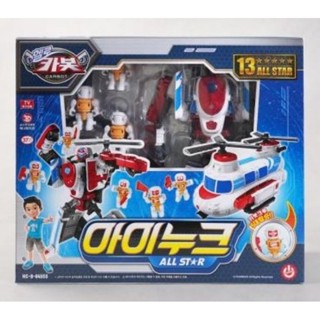 可超取🇰🇷韓國境內版 衝鋒戰士 Hello carbot 特工 巡弋艾克 all star 運輸直升機變形機器人公仔模型