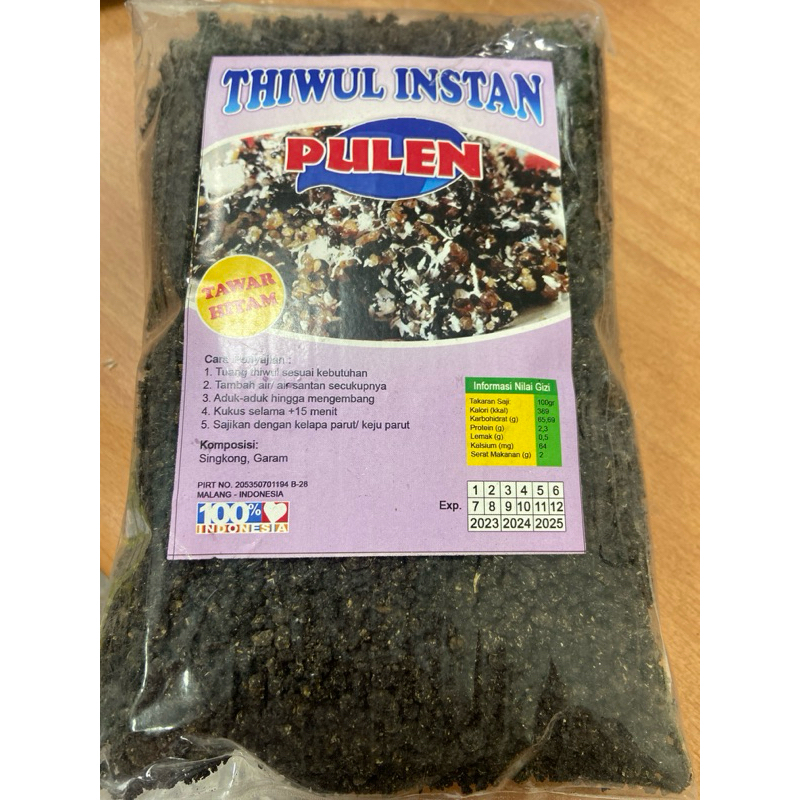 Tiwul Hitam