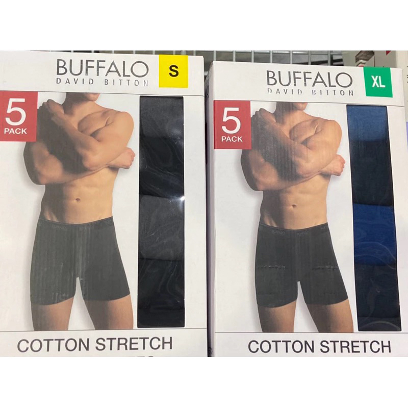 Buffalo 男彈性平口褲內褲 /Buffalo Men'S Boxer  S~XL #123116