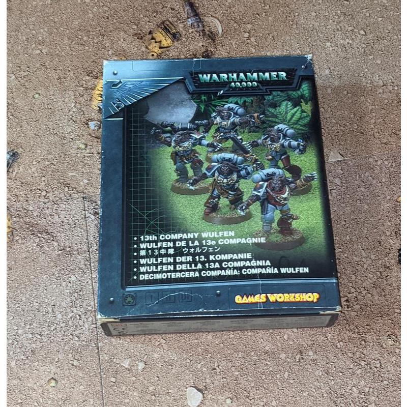 Warhammer 戰棋-戰鎚40K 太空野狼 13大連狼人 金屬絕版模型 (正品現貨)