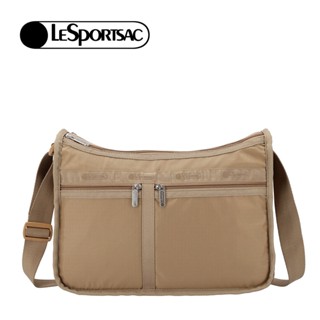 |快速出貨|Lesportsac DELUXE EVERYDAY BAG 日常百搭斜揹包 送禮推薦-卡其色