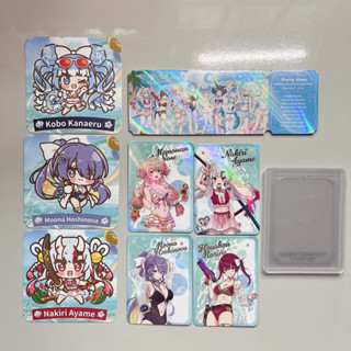 Hololive 六福村 水樂園 門票特典 限定套票閃卡 杯墊 百鬼 船長Nene Moona Kobo