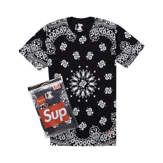 Supreme Hanes Bandana Tagless Tees 變形蟲 兩件一組 二手便宜賣