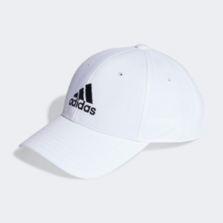 adidas BBALL CAP COT 棒球帽 男女 白 老帽 韓系穿搭 帽子 愛迪達 IB3243