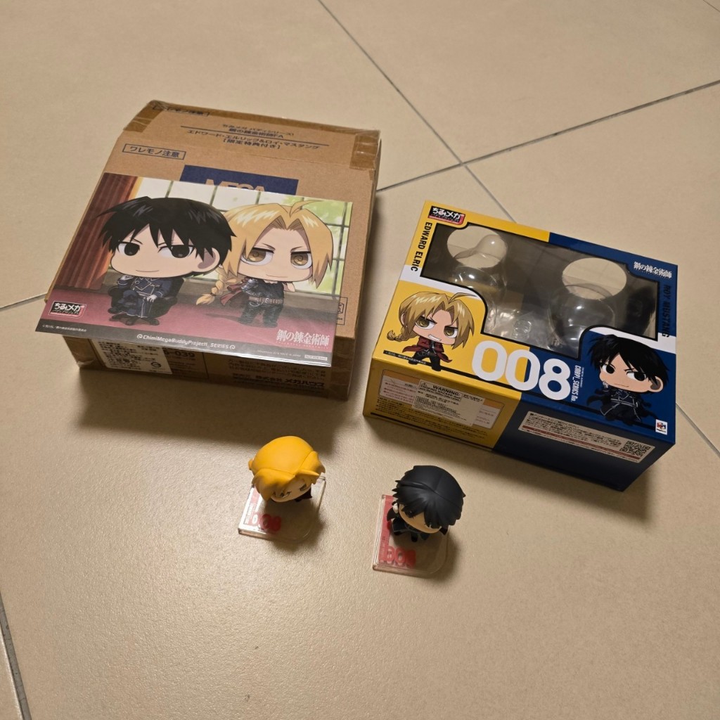 MEGAHOUSE 鋼之鍊金術師 愛德華 羅伊 蚊香眼 大佐 上校 Q版 盒裝皆在拆擺品