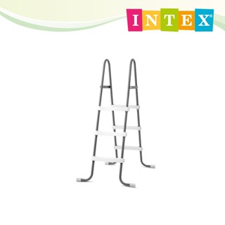 【INTEX】大型框架游泳池配件-3階梯子/免充氣泳池爬梯(可跨過泳池高度107cm以內) 15100360/28065