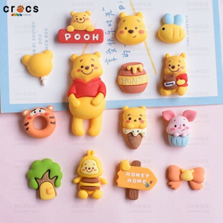 ✨cp值超高✨ 新款鞋釦 crocs 正版 黃色熊熊 洞洞鞋鞋釦 噗噗小熊系列鞋釦 crocs鞋釦 洞洞 鞋釦 小熊維尼
