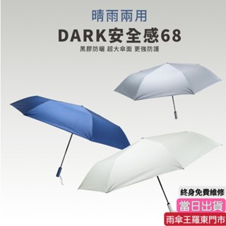 雨傘王 羅東 快速出貨 20H《BigRed 安全感DARK27吋》降溫12度 UPF50+ 遮陽 安全自動 免費維修