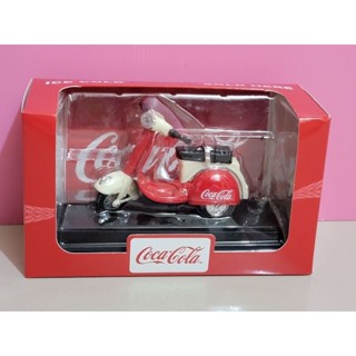 2024 Coca-Cola™經典復古機車模型 可口可樂 Scooter 玩具 收藏型 Retro Motorcycle