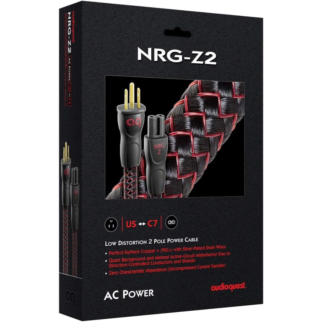 新竹立聲 |  美國線聖專區 AudioQuest NRG-Z2 發燒電源線 NRG Z2 八字尾 皇佳公司貨