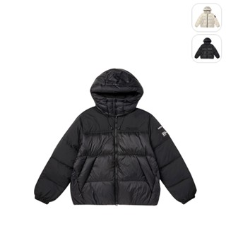 【FILA】中性 羽絨外套(帽可拆)-黑色 1JKX-5203-BK