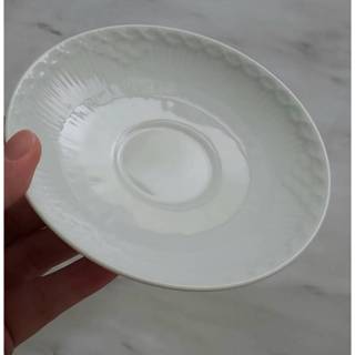 丹麥皇家哥本哈根奶白色骨瓷點心盤 咖啡杯盤 紅茶杯盤 ⊙老品全新 盤徑14.5cm 現品4個 標價為單個