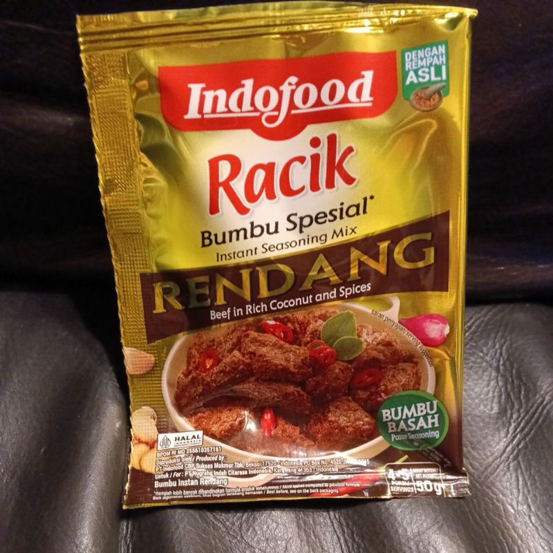 印尼indofood RENDANG 巴東牛肉味調味包 仁當 巴東醬 現貨 新包裝