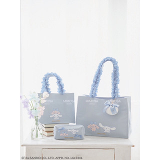 【預購】Maison de FLEUR x Cinnamoroll 大耳狗化妝包 手提包 原單
