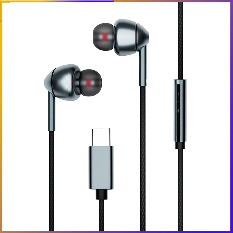 Type-C耳機 耳塞式HiFi有線耳機麥克風 32bit晶片 適用iPhone15