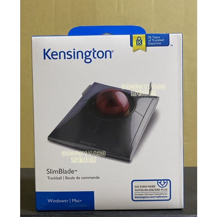 Kensington 時尚多媒體軌跡球滑鼠(72327) K72359WW