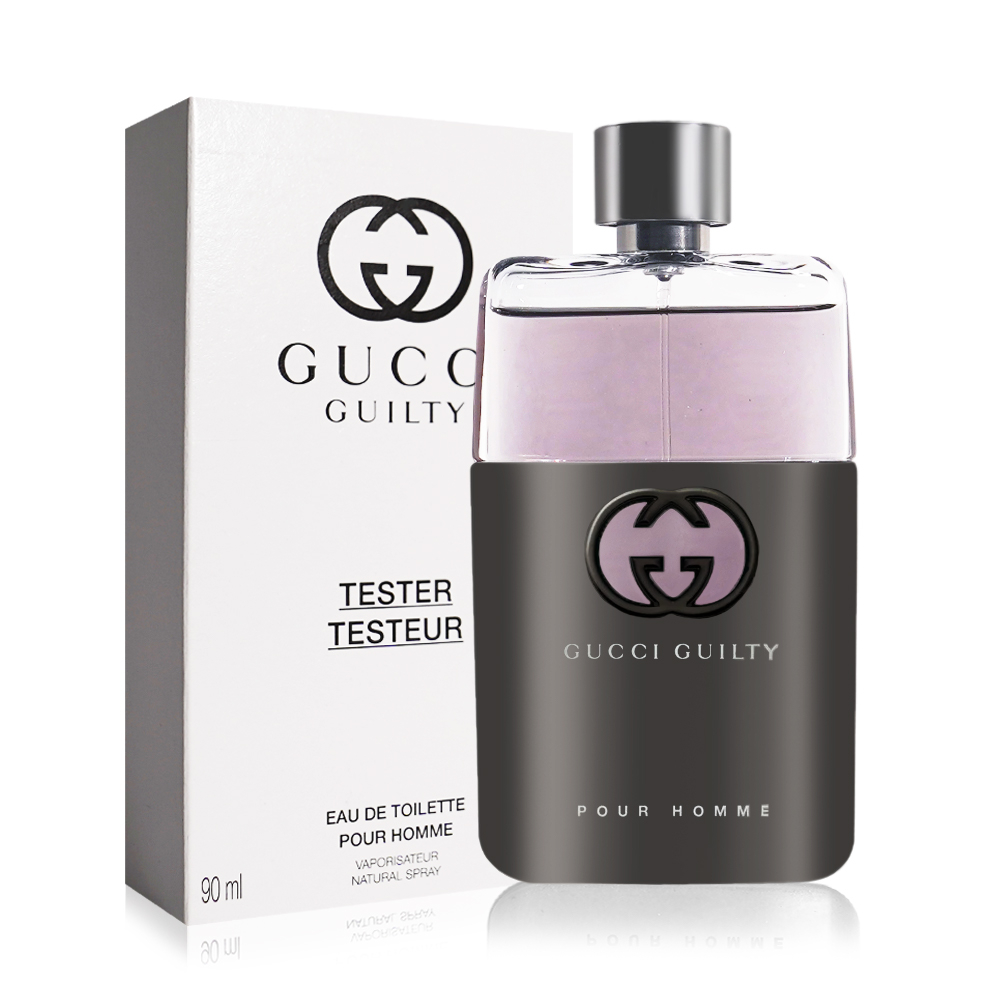 GUCCI 罪愛男性淡香水 90ML   (TESTER環保紙盒版)