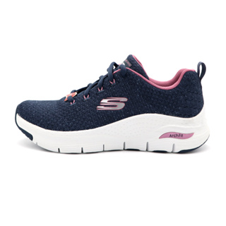 Skechers Arch Fit 深藍粉 足弓支撐 休閒 運動鞋 女款 J2128【新竹皇家149713NVPK】