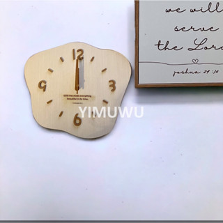 以沐屋｜聖經經文/實木雲朵造型壁掛時鐘 木質經文時鐘 福音商品 基督教禮品 福音禮品 受洗禮物 基督徒喬遷禮物 幸福小組