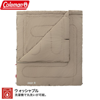 Coleman│CM-85658 2IN1家庭睡袋 灰咖啡│C10│機洗 雙人│德晉 大營家露營登山休閒