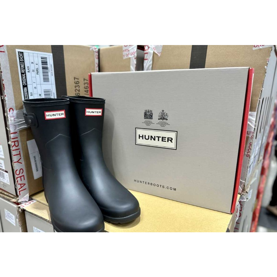 【零碼特價】正版 英國HUNTER 女短筒雨靴 雨鞋 🔥好市多costco代購🔥#1122956