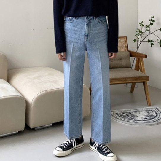 【Metanoia】🇰🇷韓製 牛仔寬褲