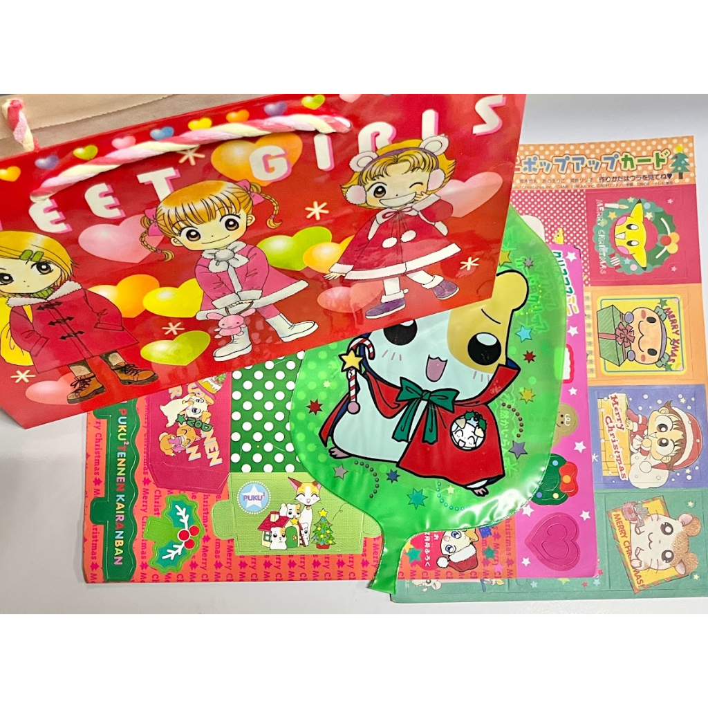 鈴鈴的賣場/2000年 戀愛占卜師 手提袋/哈姆太郎/皮卡丘/電子雞塔麻可吉/狗狗的小鎮日記/日雜附錄/CIAO/聖誕卡