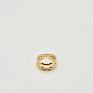 【C&V SHOP】316L鈦鋼 簡約多圈戒指 金