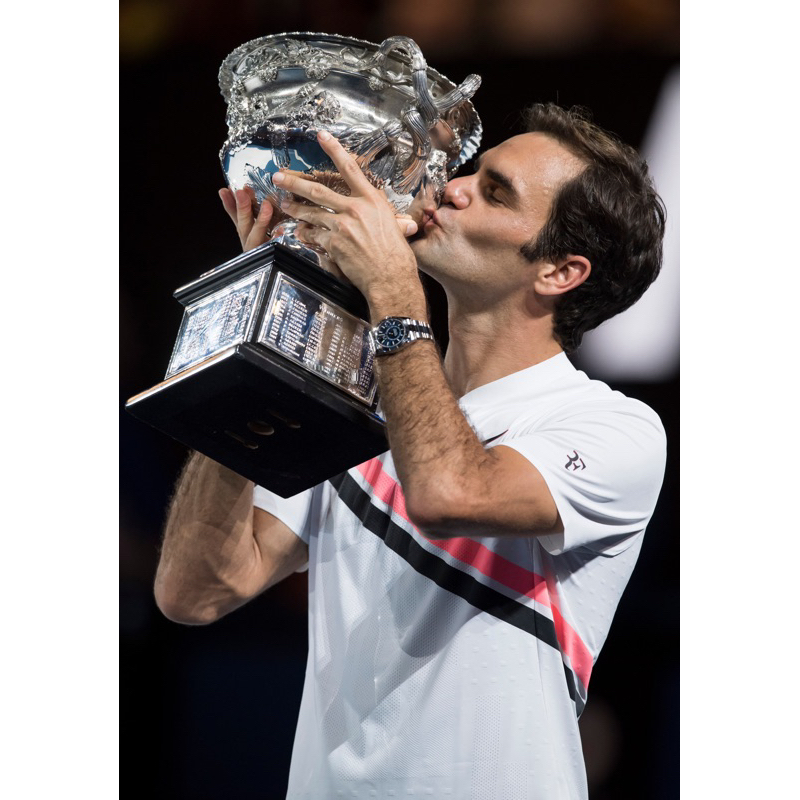 【全新】NIKE/費德勒/Roger Federer/2018澳網/第20座大滿貫/冠軍球衣