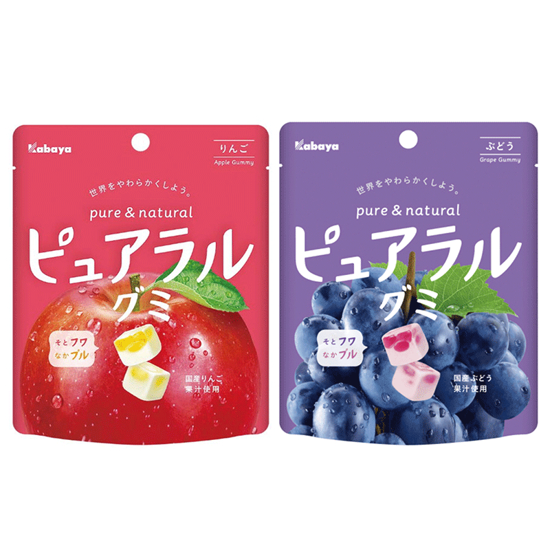 《現貨速發》日本直進🎀卡巴kabayaカバヤ🎀水果風味方塊軟糖58g