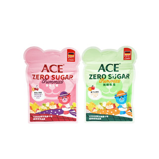 用10%蝦幣券=9折 ACE ZERO SUGAR Q軟糖 40g/包 (櫻桃檸檬、蘋果橘子) 【博士藥妝】