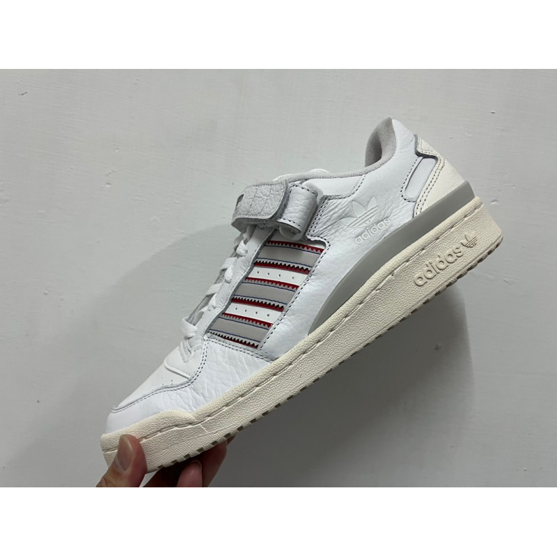 全新ADIDAS FORUM LOW 復古籃球鞋 白灰 休閒鞋 H03424