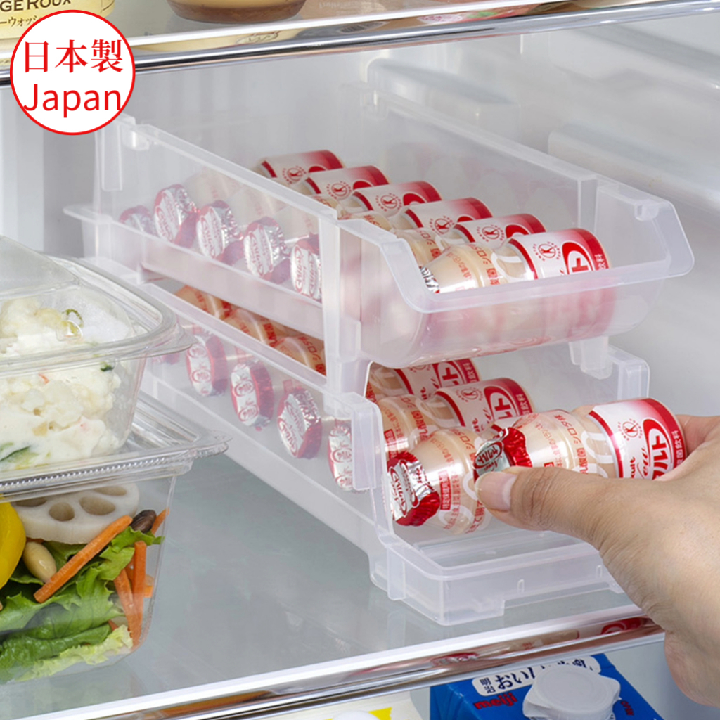日本製 養樂多置放架 乳酸菌罐置放架 冷藏 冷凍 冰箱收納盒