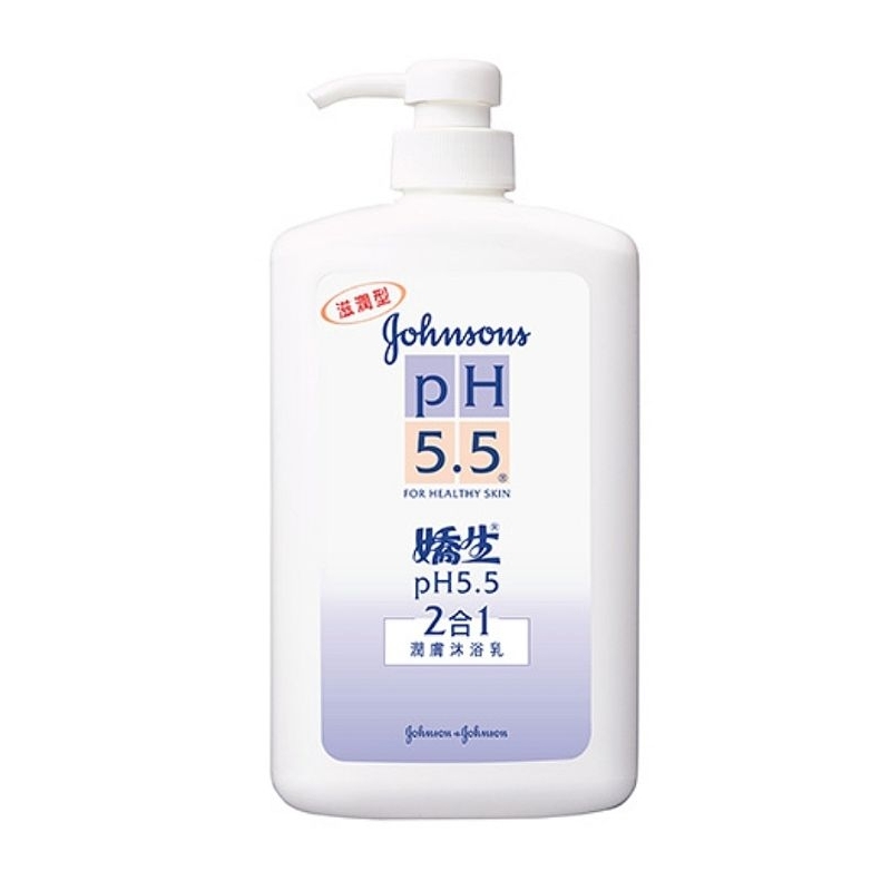 嬌生沐浴乳 pH5.5 2合1潤膚沐浴乳（滋潤型）
